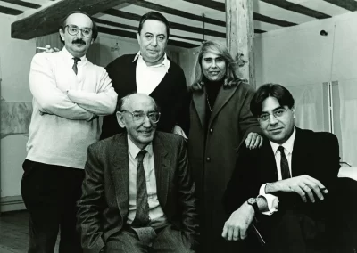 Antonio Colinas, Claudio Rodríguez, Amparo Amorós, Carlos Bousoño y Jaime Siles (1990)