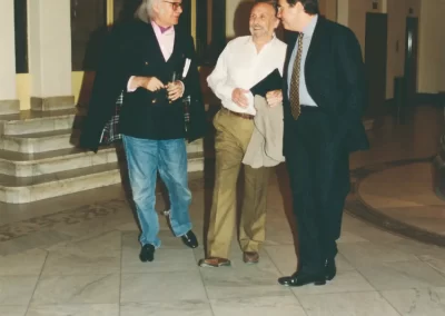 F. Umbral, Manuel Álvarez Ortga y Jaime Siles.